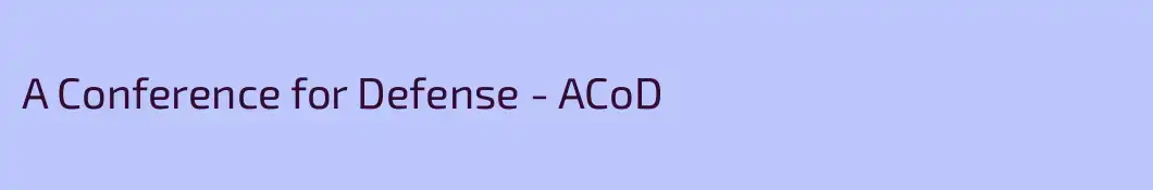 A Conference for Defense - ACoD